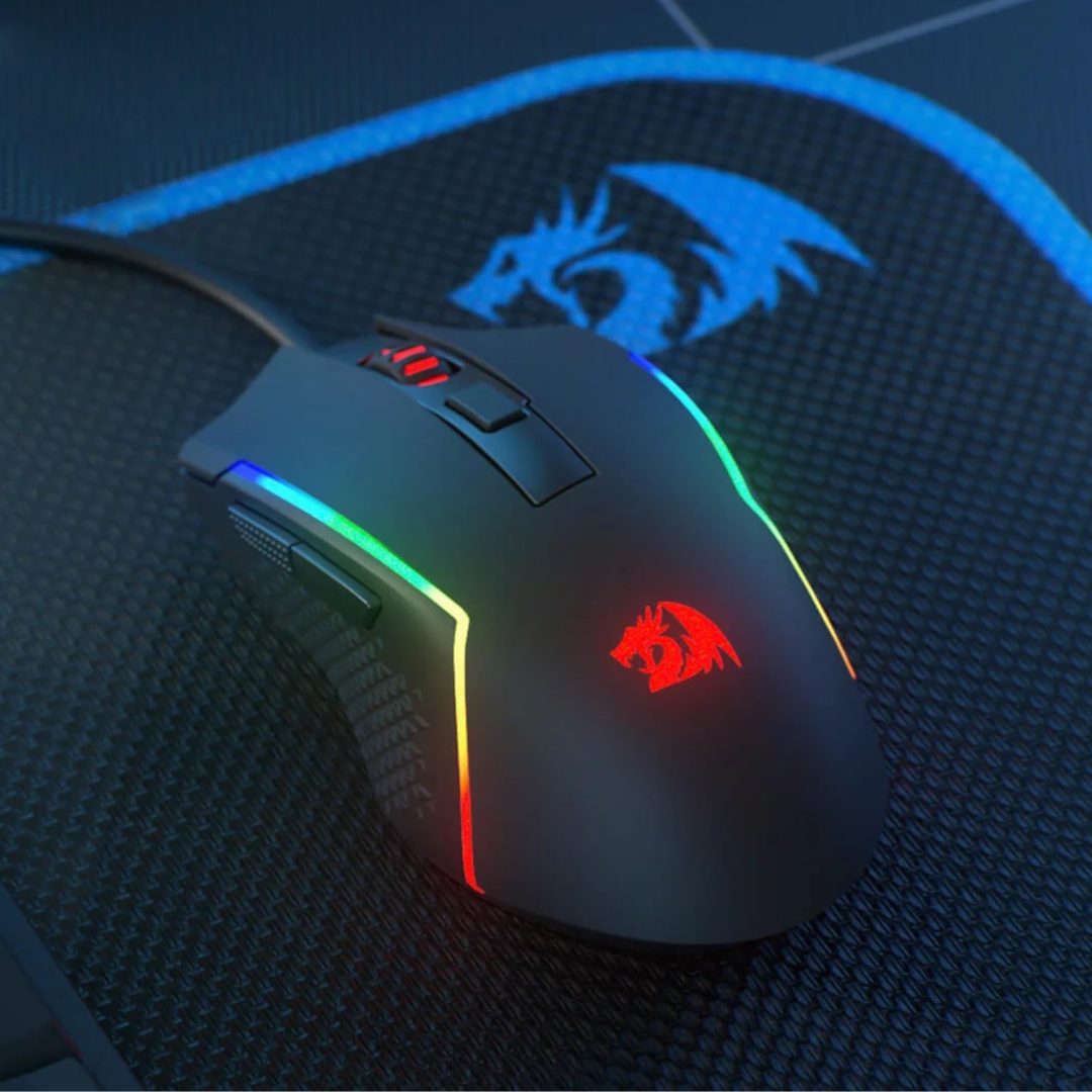 Redragon TRIDENT M616 Wired Gaming Mouse 10000DPI RGB Black RD-M616-RGB - Image 2