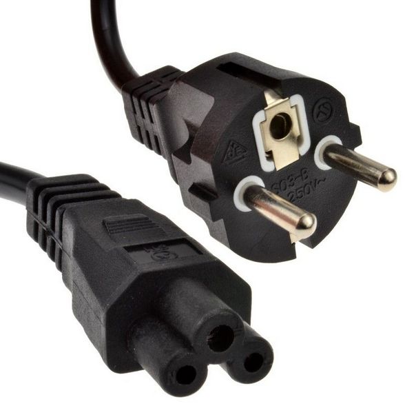 EURO WALL PLUG SMALL 3 CLOVER ON END - 3PSH - CLVR 0.75X3 BK L:1.800