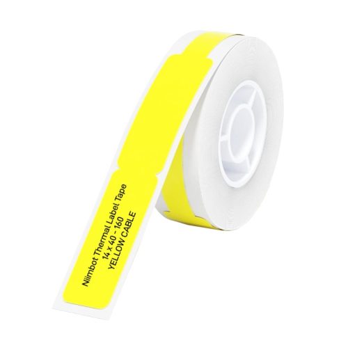 Niimbot 12.5x74mm Yellow Cable Thermal Labels 65pcs D11 D110 D101 H1S