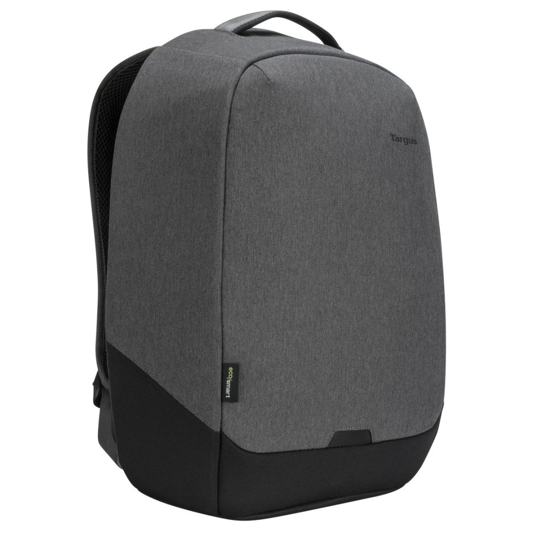 TARGUS - CYPRESS ECO SECURITY BACKPACK 15.6" GREY MADE FROM 26 RECYCLED PLASTIC WATER B…