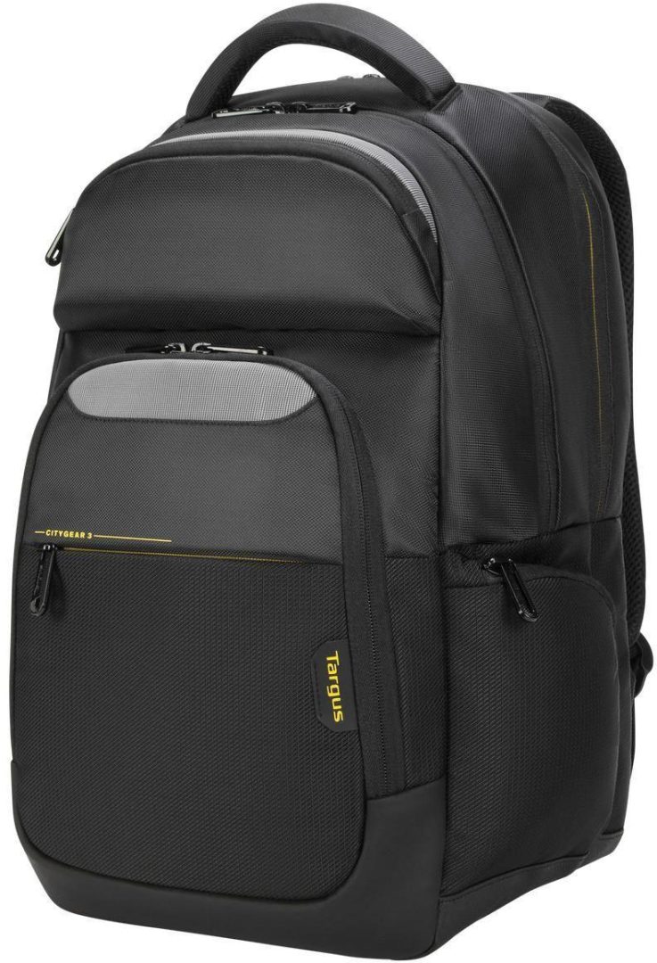 TARGUS CITYGEAR 17.3IN LAPTOP BACKPACK BLACK DOME PROTECTION SYSTEM; SHOCK-ABSORBING LA…