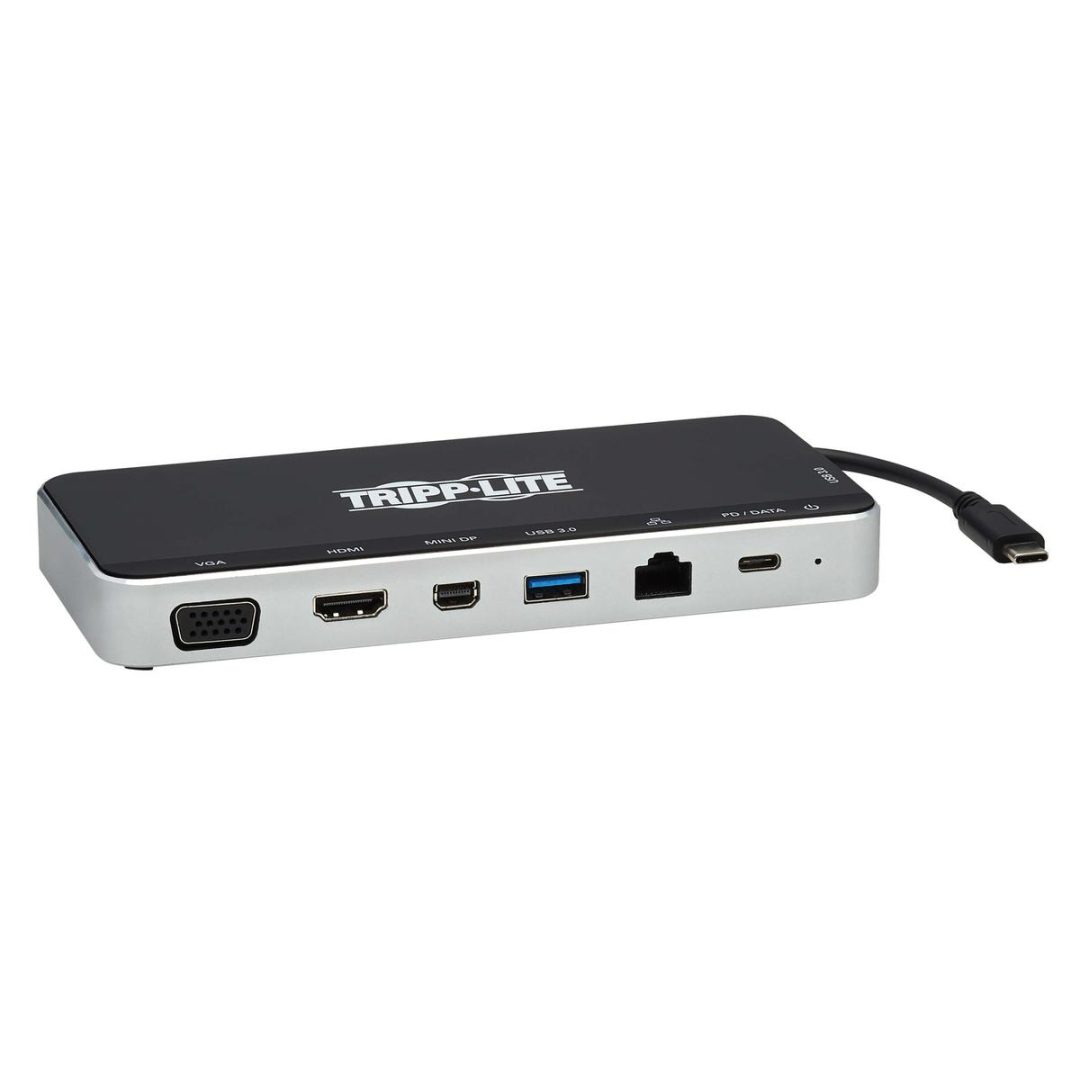 TRIPPLITE BY EATON USB DOCK TRIPLE DISPLAY - 4K HDMI & MDP VGA USB 3X (5GPS) USB-A/C HU…