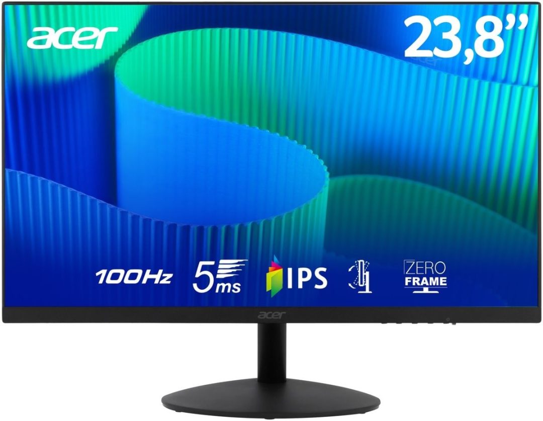 ACER M24V17 FLAT 24" IPS- RESPONSE TIME: 1 MS- RESOLUTION: 1920X1080- VIEWING ANGLE: 17…