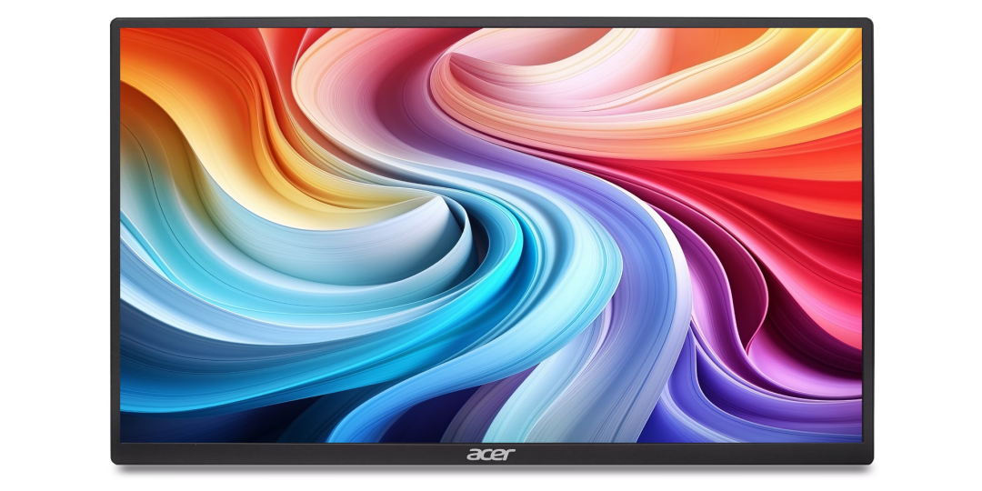 ACER MONITOR - COMMERCIAL- PM161Q B1- BLACK- FLAT- 15.6"- IPS- RESPONSE TIME: 6MS- RESO…
