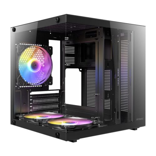 Antec VCX10M RGB Micro-ATX/ITX ARGB Mini Tower Gaming Chassis