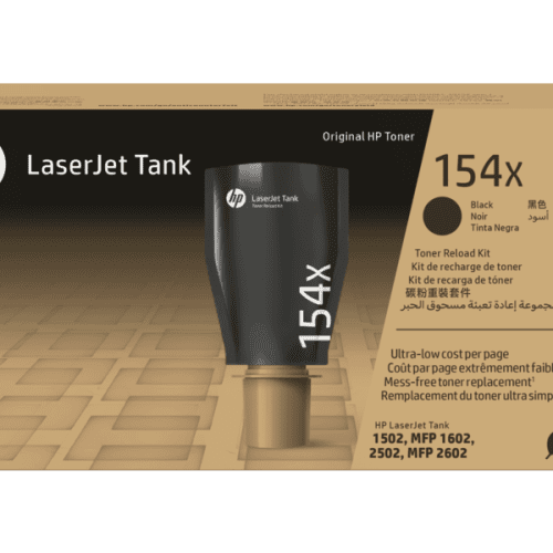 HP 154A High Yield Black Toner Reload Kit LaserJet Tank