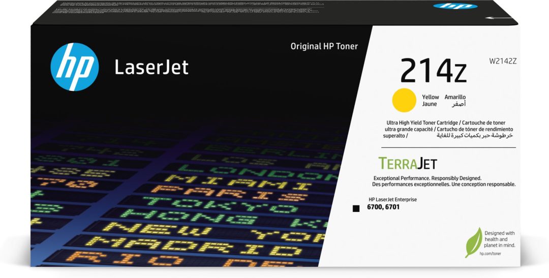HP 214Z YELLOW ORIGINAL LASERJET TONER CARTRIDGE