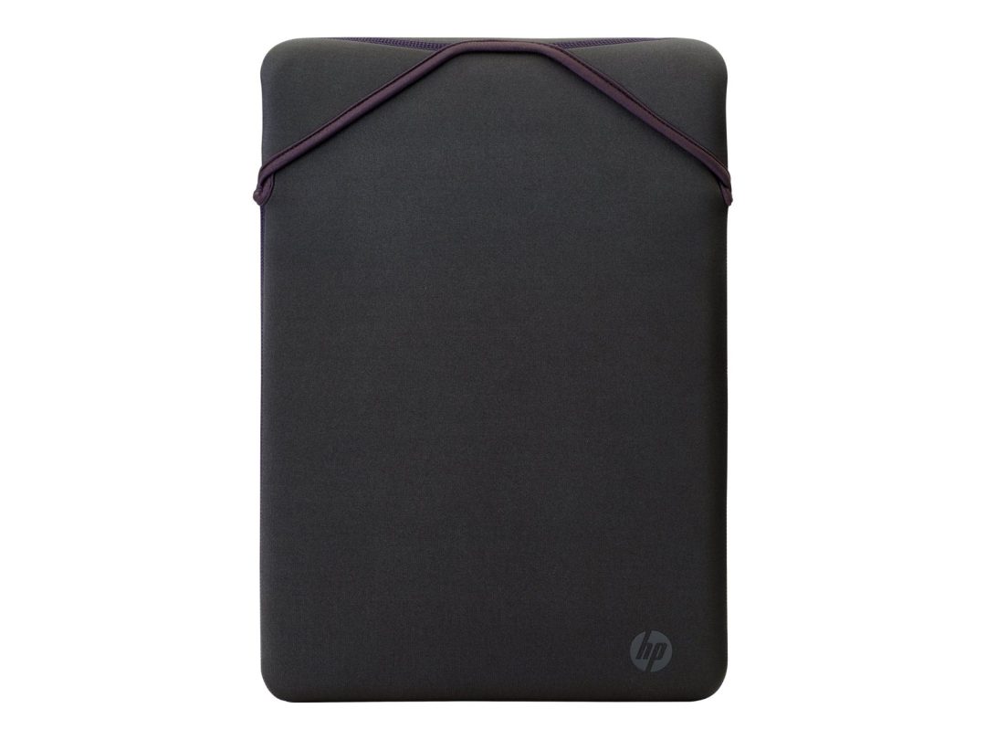 HP Protective Reversible 15.6" Laptop Sleeve - Dark Grey/Mauve - Image 2